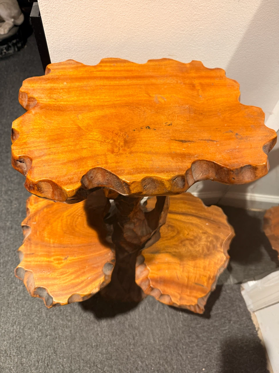 Natural Wood Root Display Stand