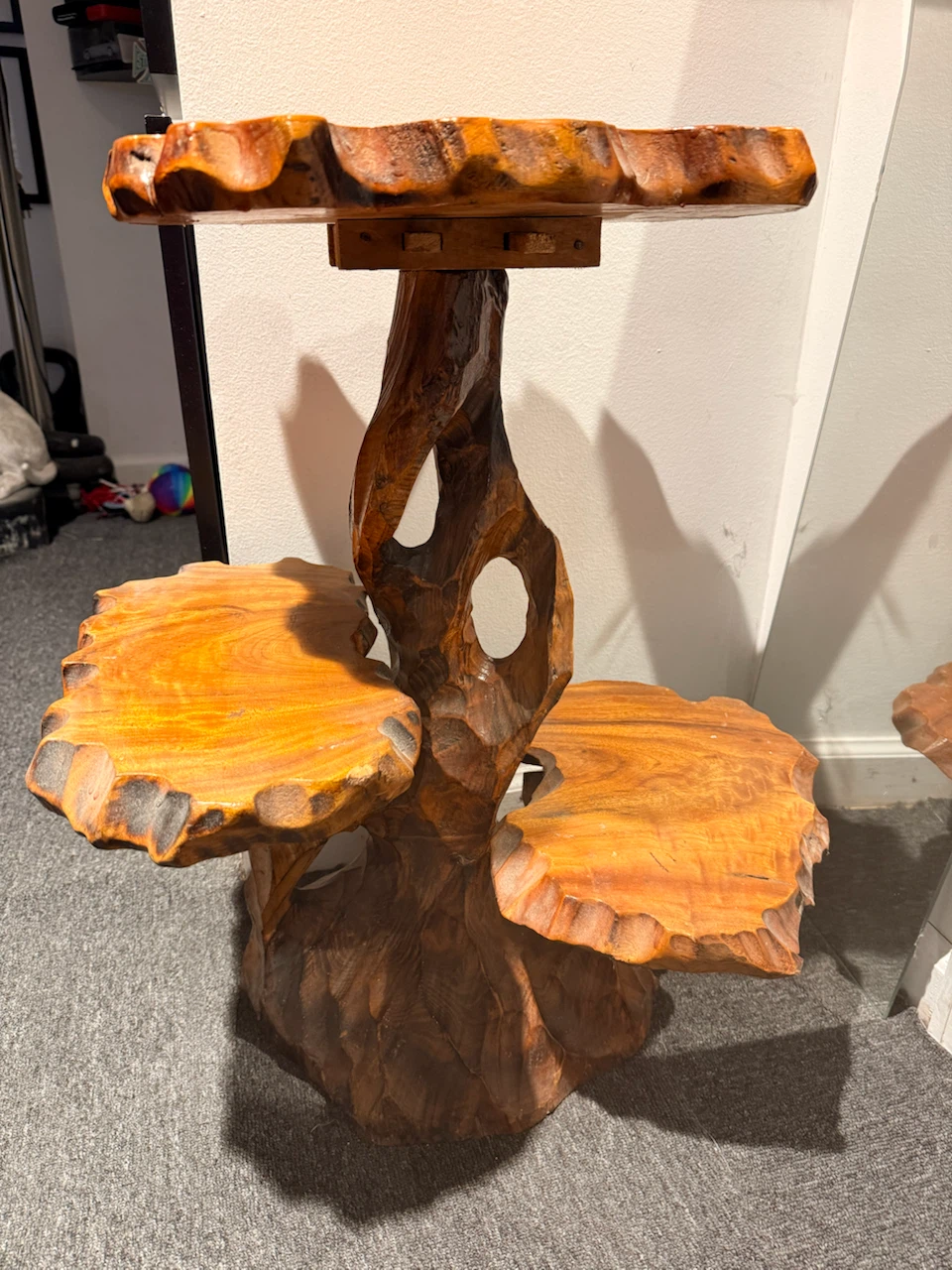 Natural Wood Root Display Stand - photo 2