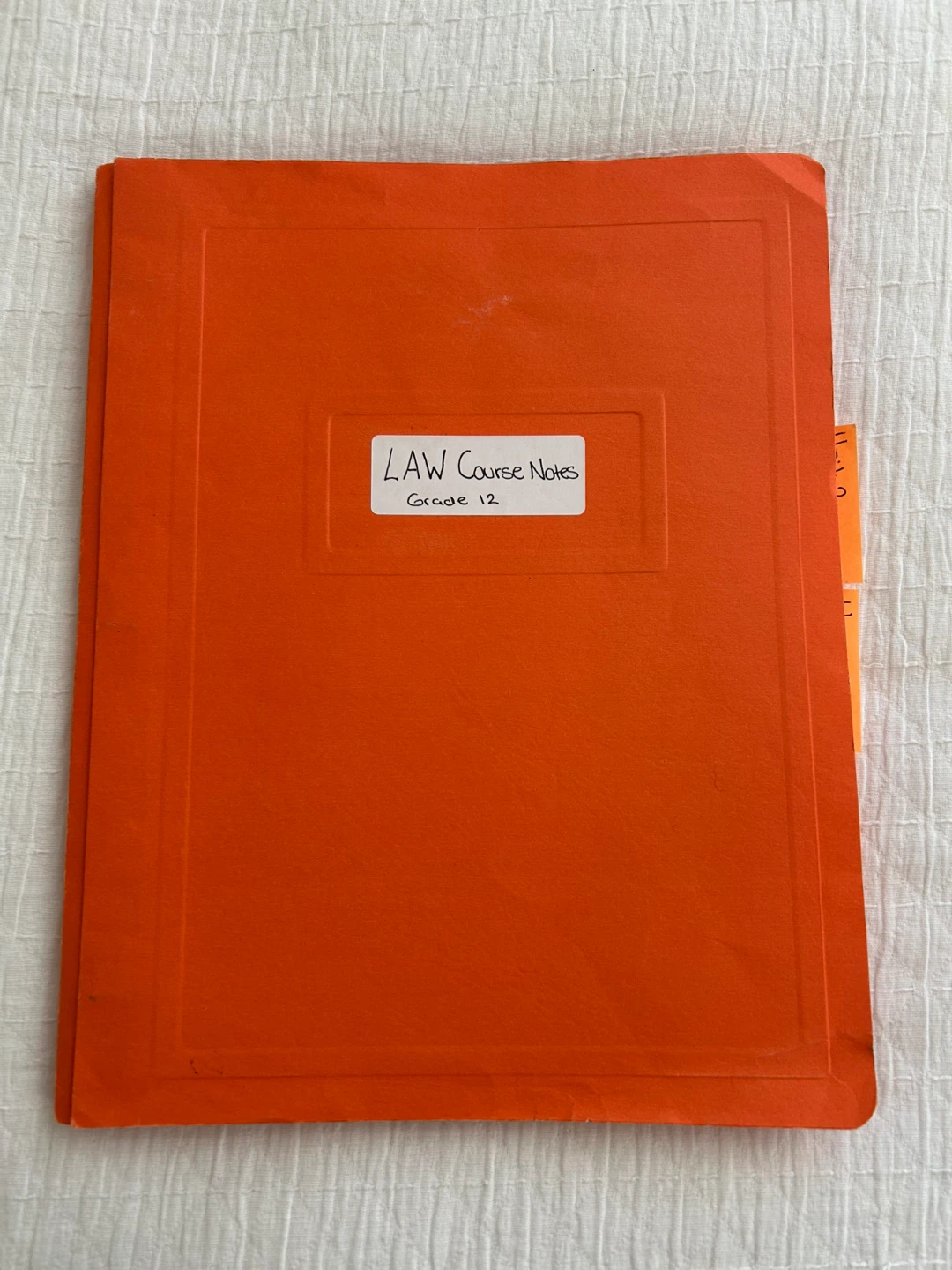 Grade 12 Law Course Notes