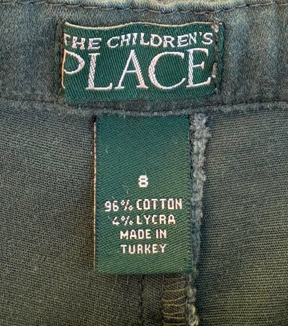 The Children's Place Green Pants Size 8 - photo 2