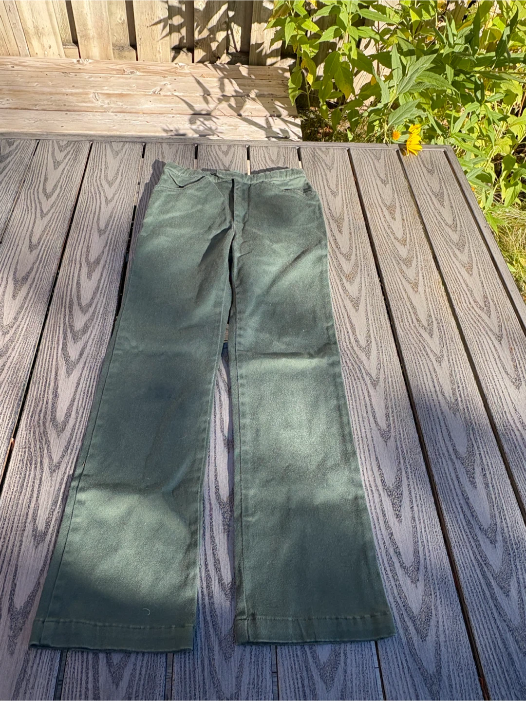 The Children's Place Green Pants Size 8 - photo 3