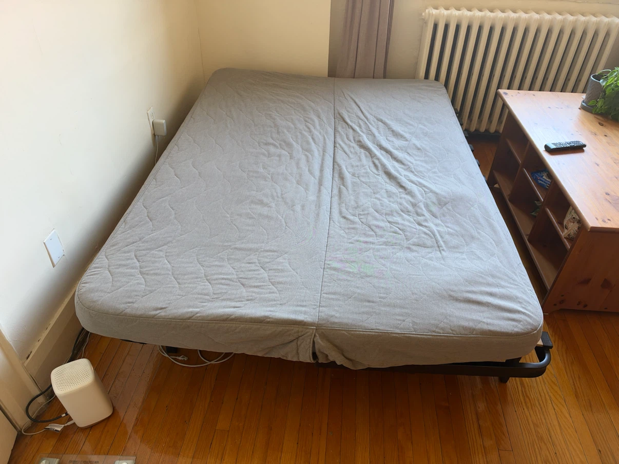 Grey Futon Sofa Bed - photo 2