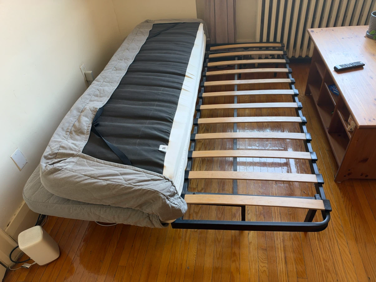 Grey Futon Sofa Bed - photo 3