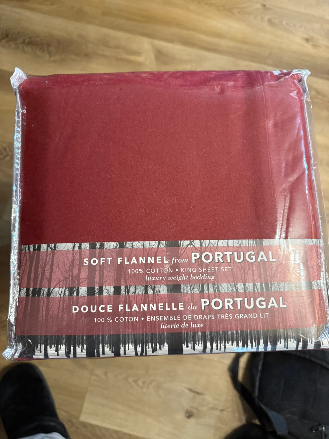 Soft Flannel King Sheet Set from Portugal