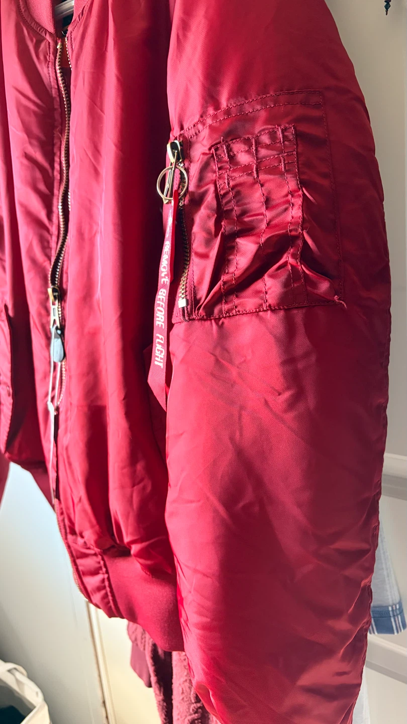 New Dfl fashion Red Bomber Jacket - photo 3