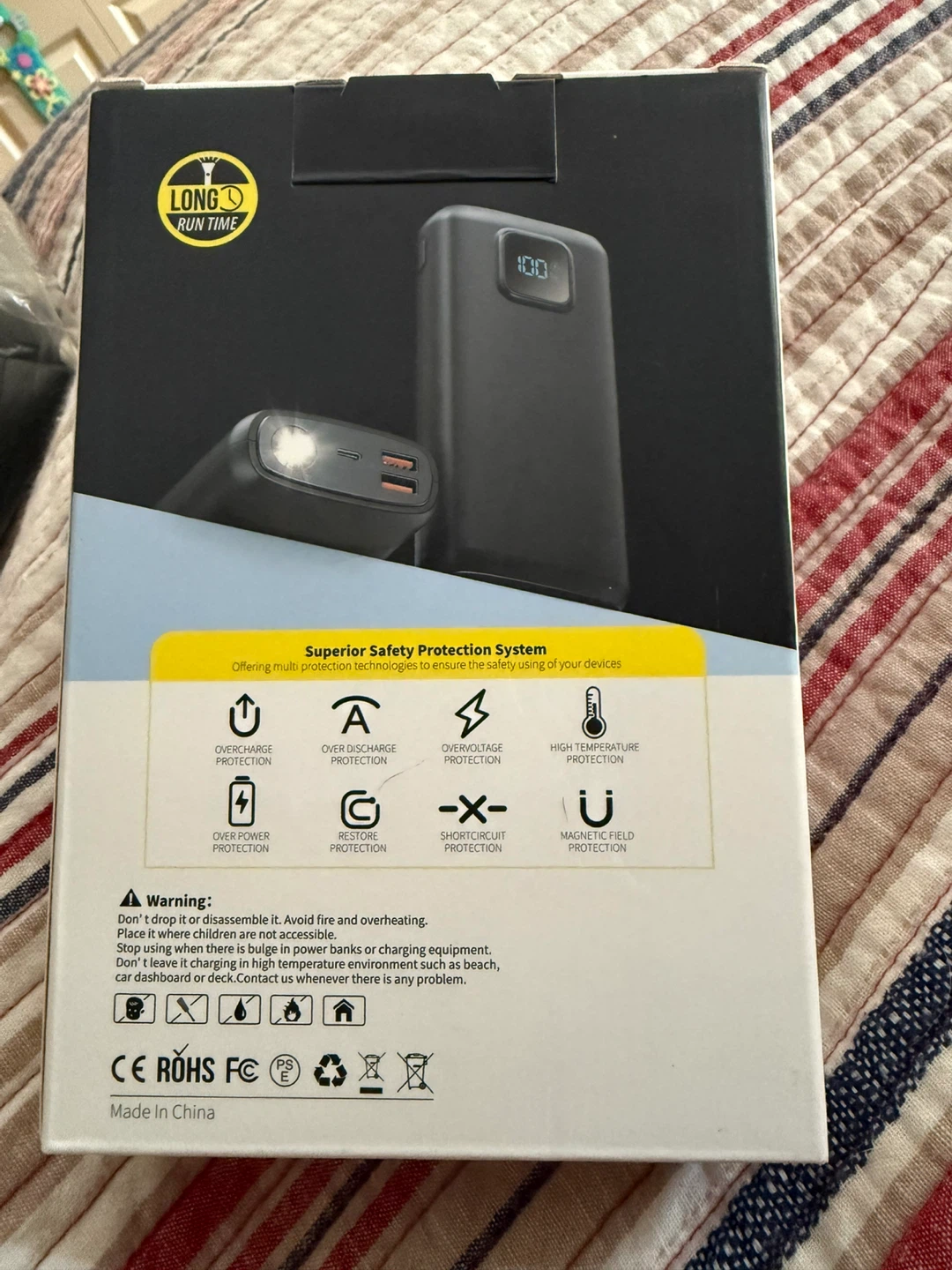 Safe Speed Portable Power Bank with Flashlight - photo 2
