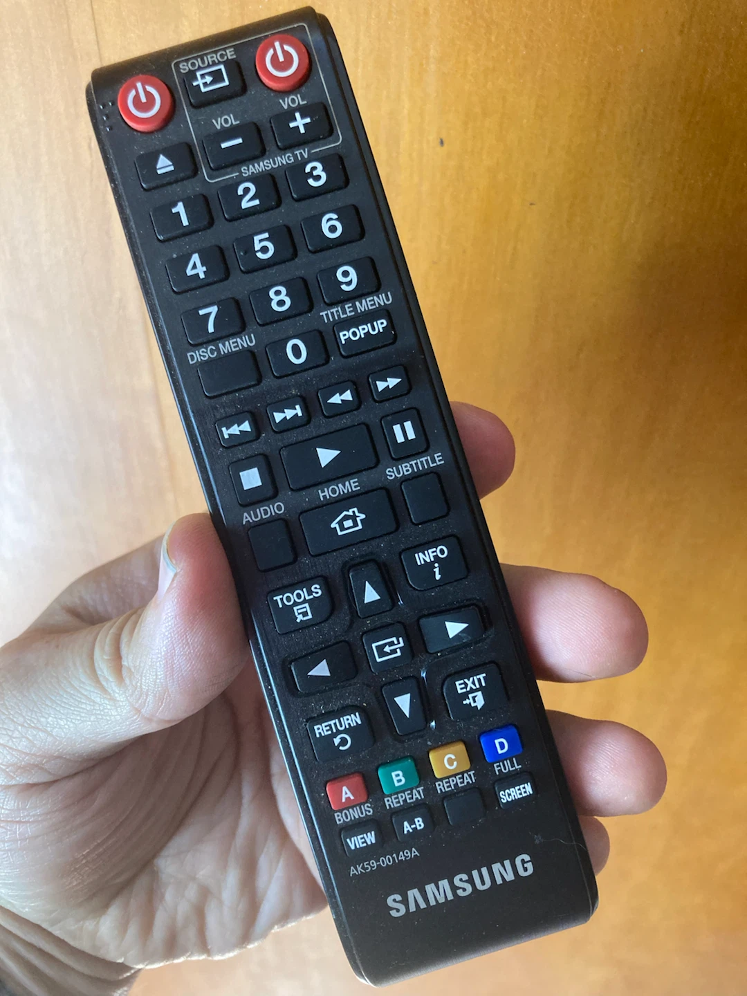 Samsung Smart TV Remote, Model AK59-00149A