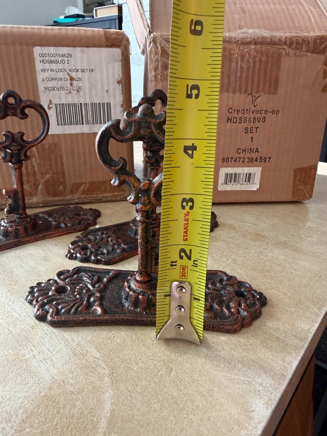 Metal Key Wall Hook Set - photo 3