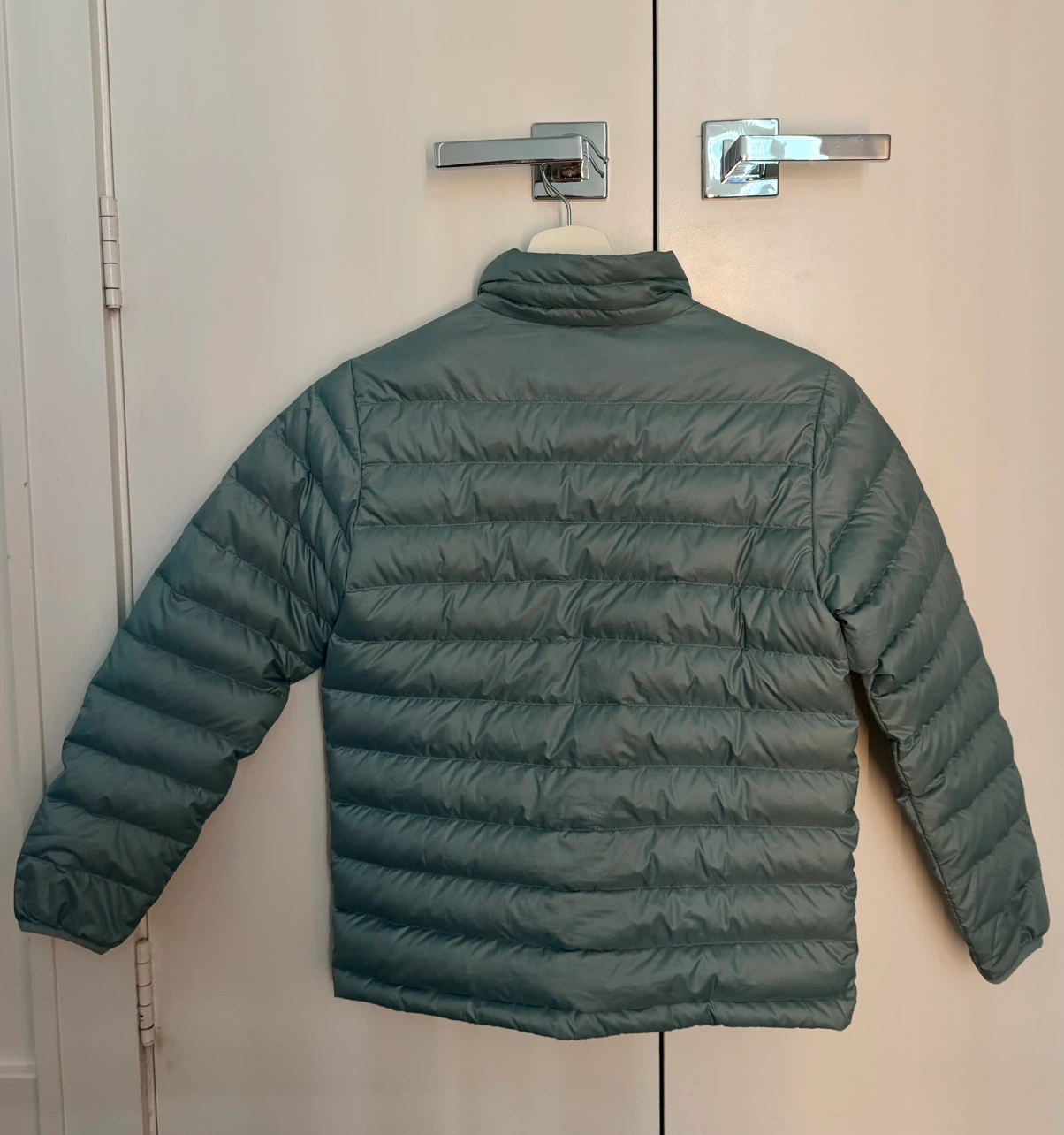Patagonia Kids' Down Sweater Jacket Size L (12) - Blue / Orange - photo 2