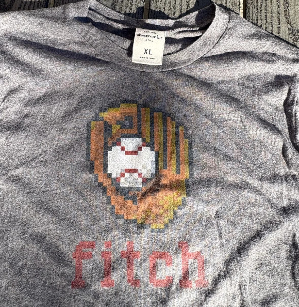 Abercrombie Kids Long Sleeve Baseball Shirt