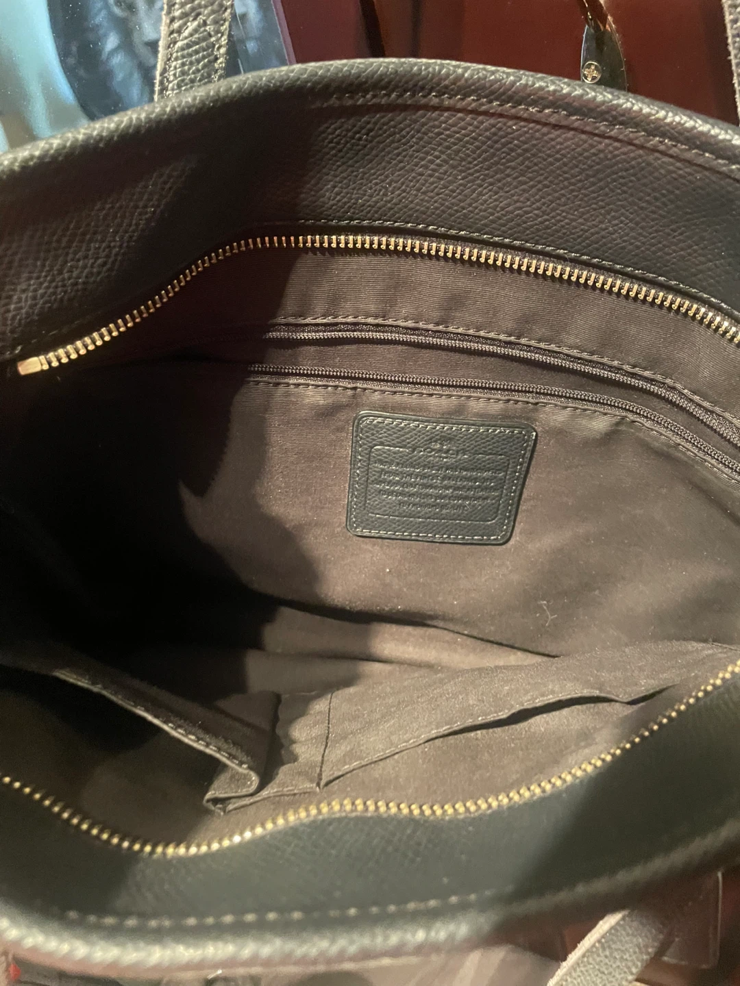Coach Leather Tote Bag - photo 4