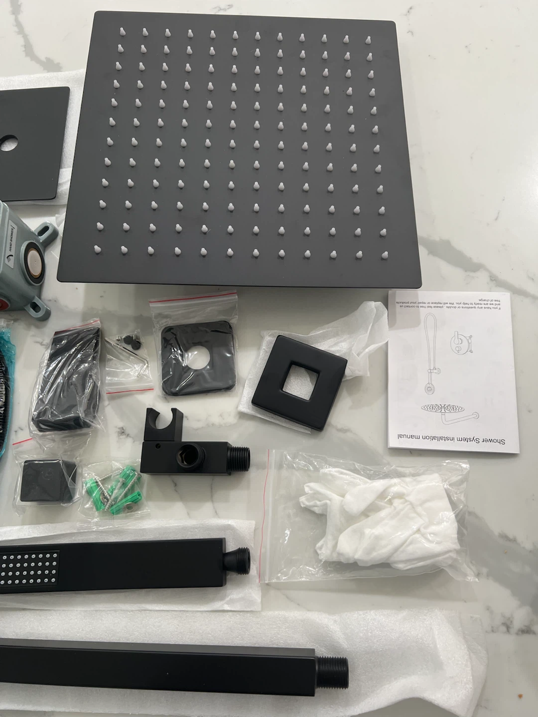 Matte Black Shower System Set - photo 4