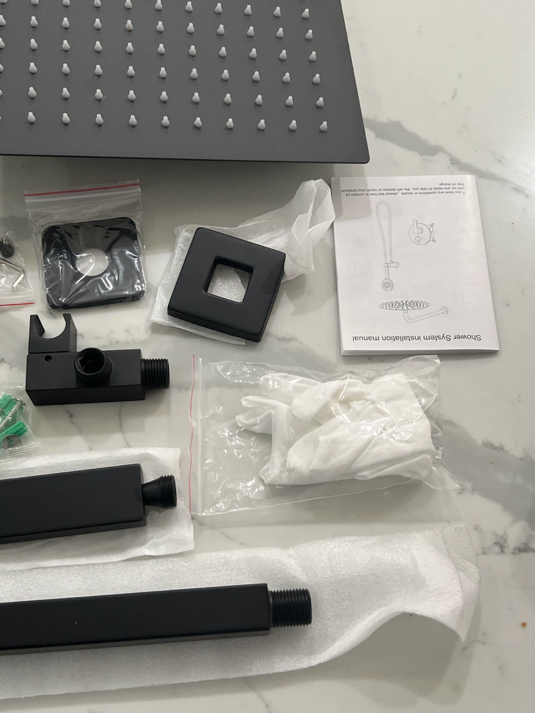 Matte Black Shower System Set - photo 5