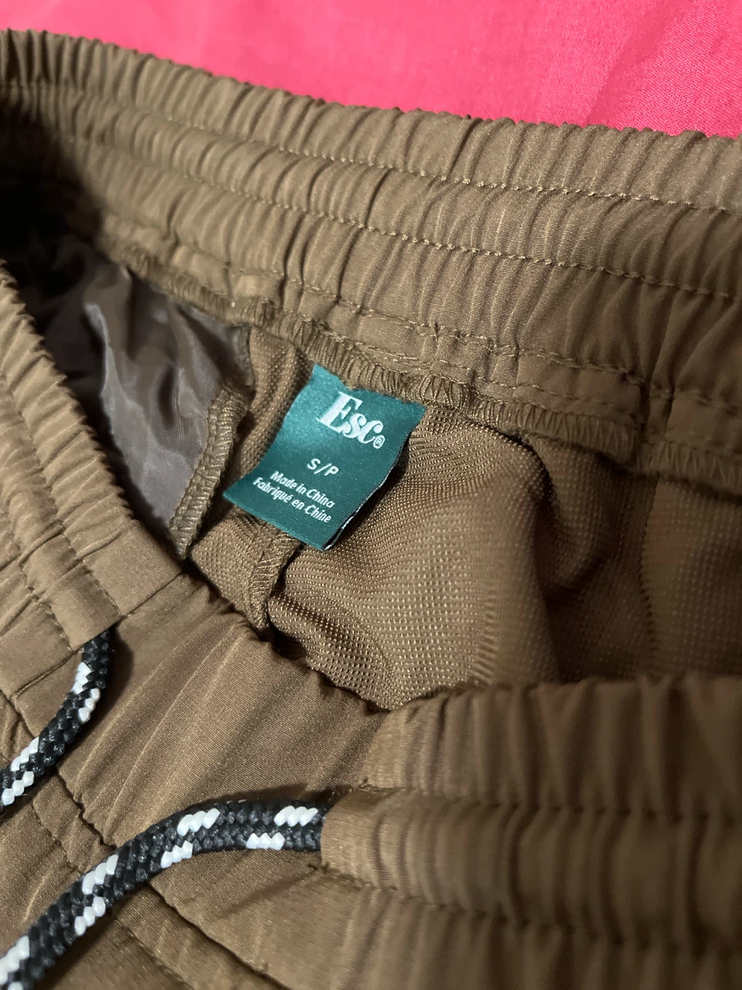 Esc Cargo Jogger Pants - Brown - Size Small - photo 2