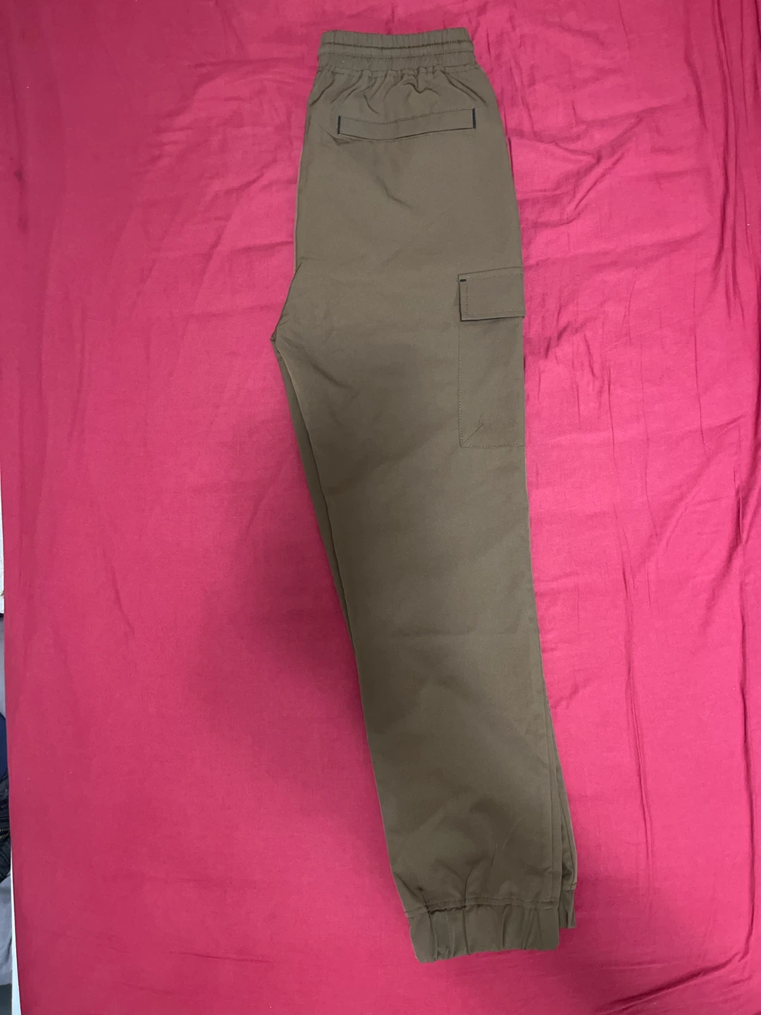 Esc Cargo Jogger Pants - Brown - Size Small - photo 3