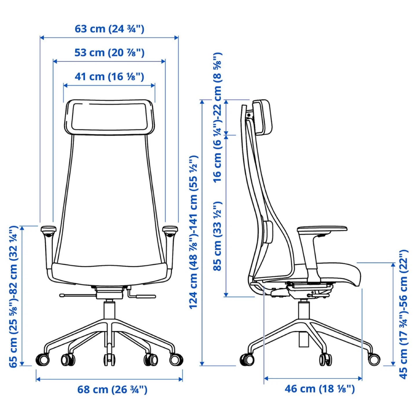 IKEA JARVFJALLET Office Chair - photo 2