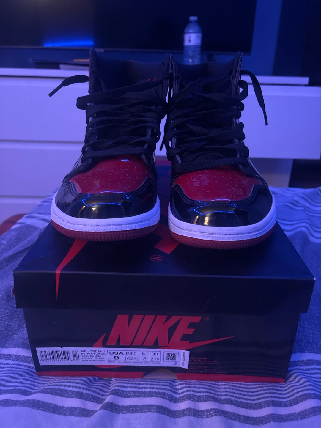 Nike Air Jordan 1 Retro High OG Patent Bred