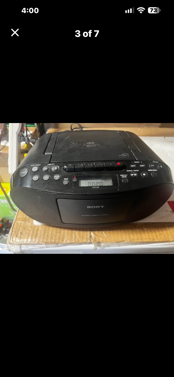Sony CFD-S50 CD Radio Cassette-Corder