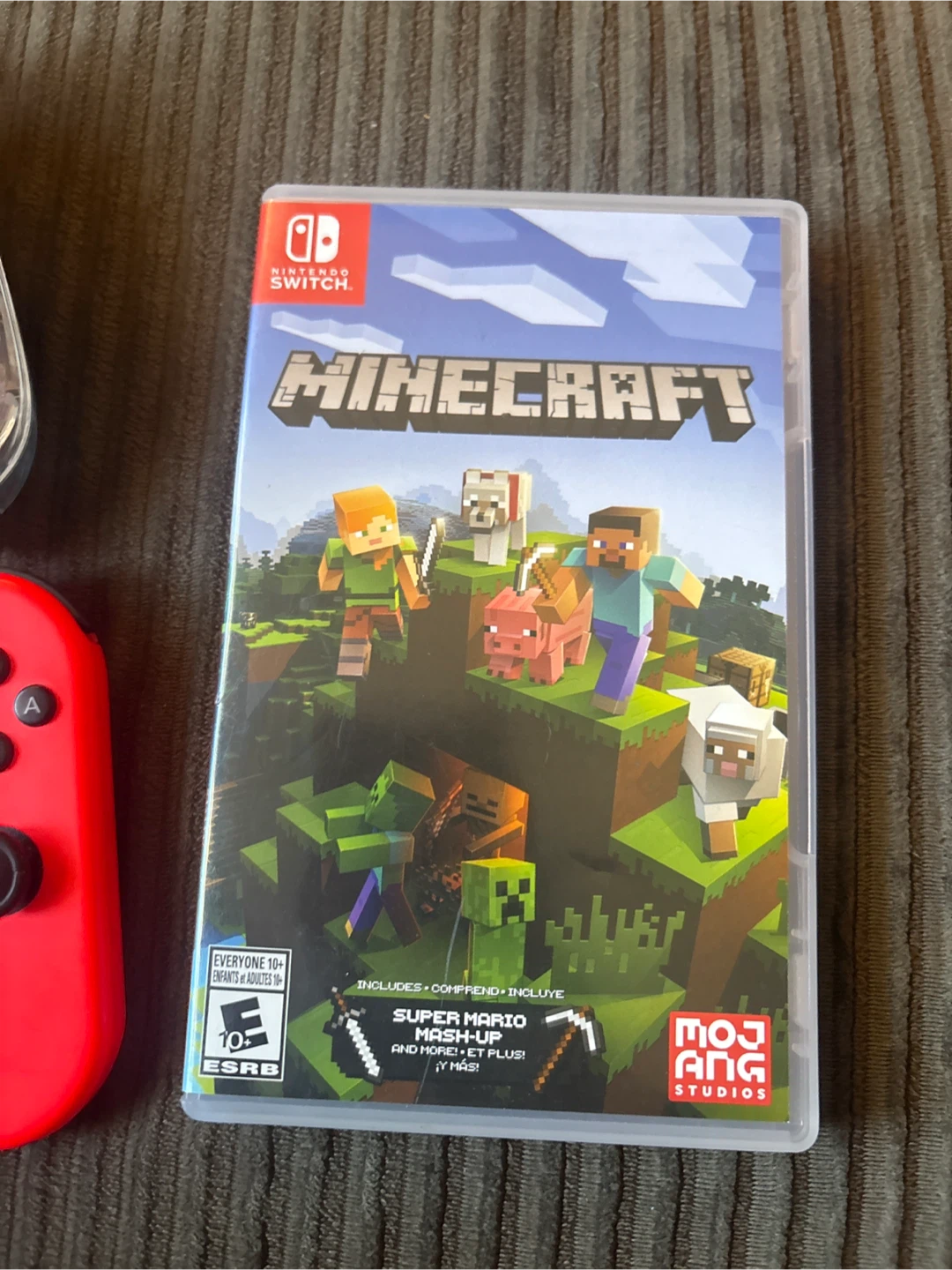Nintendo Switch Console with Controller and Minecraft - photo 2