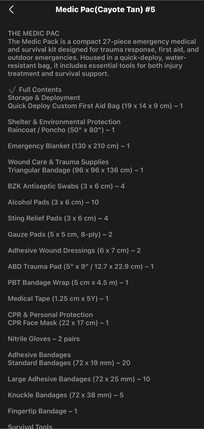 Medic Pack “Coyote Tan” - photo 5