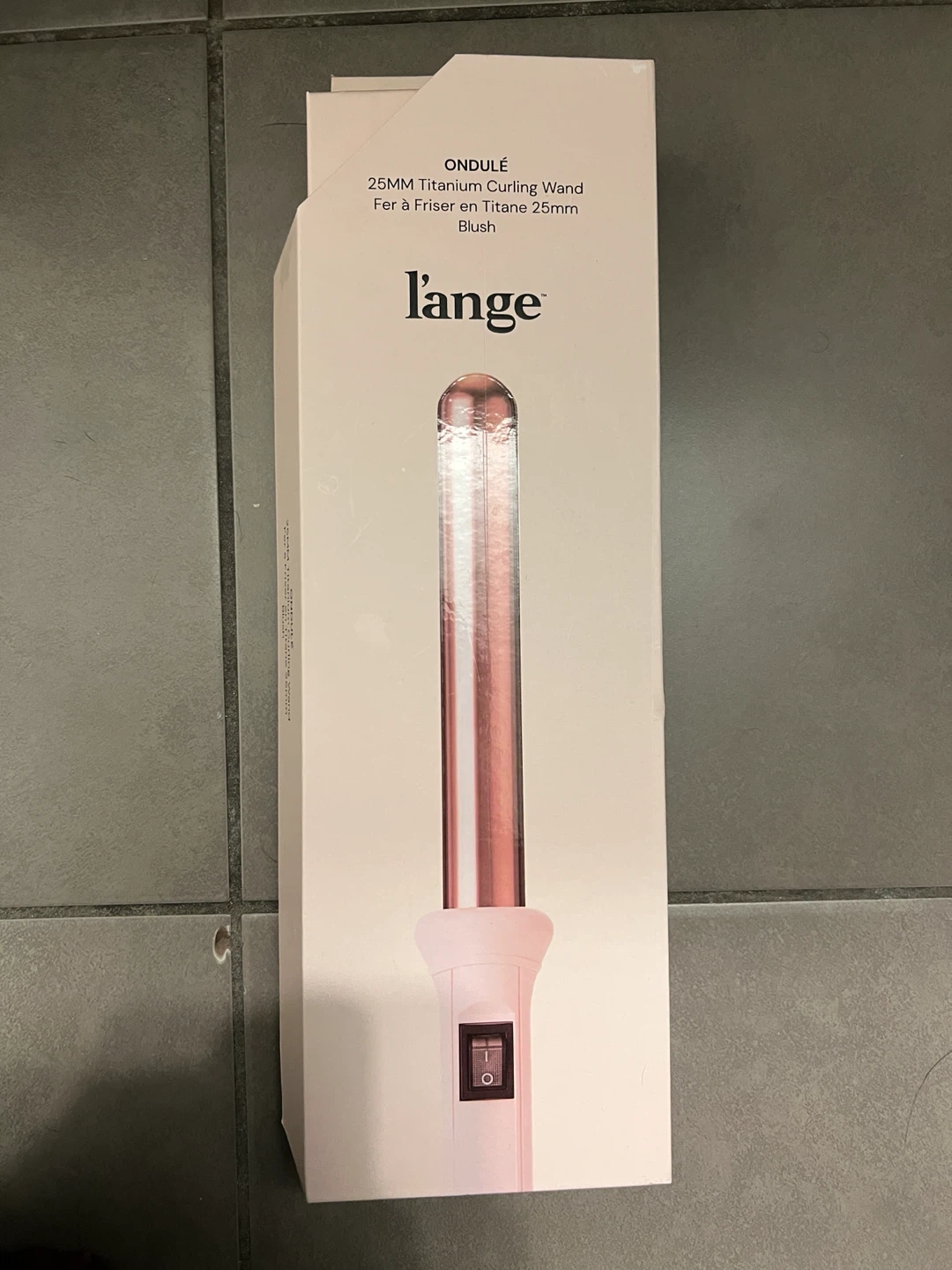 L'ange Ondulé 25mm Titanium Curling Wand - Blush