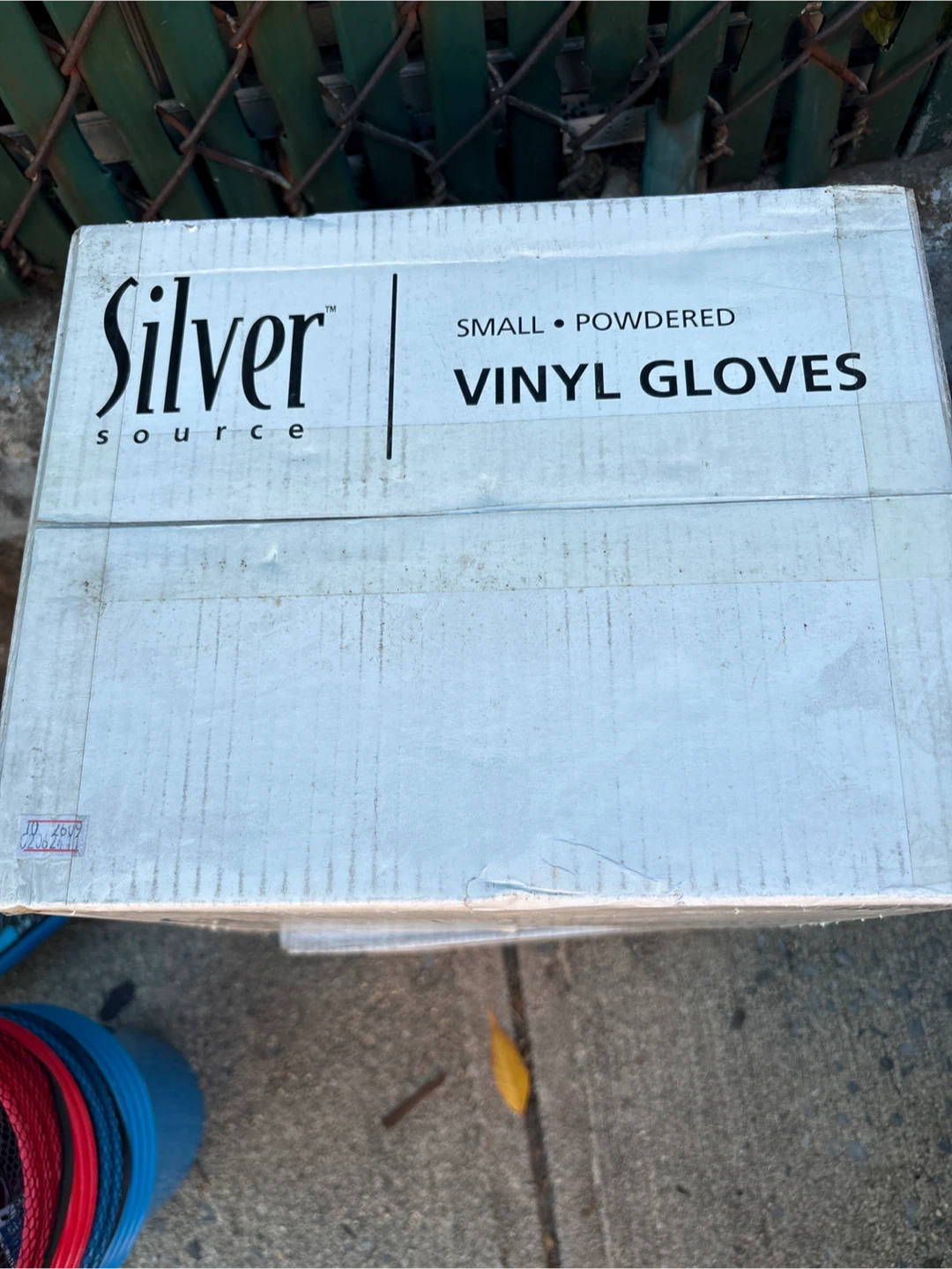 Silver Source Powdered Vinyl Gloves Small - photo 2
