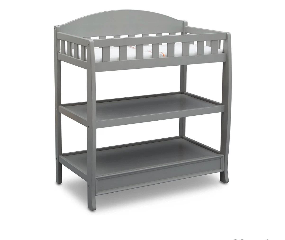 Gray Wooden Baby Changing Table - photo 2