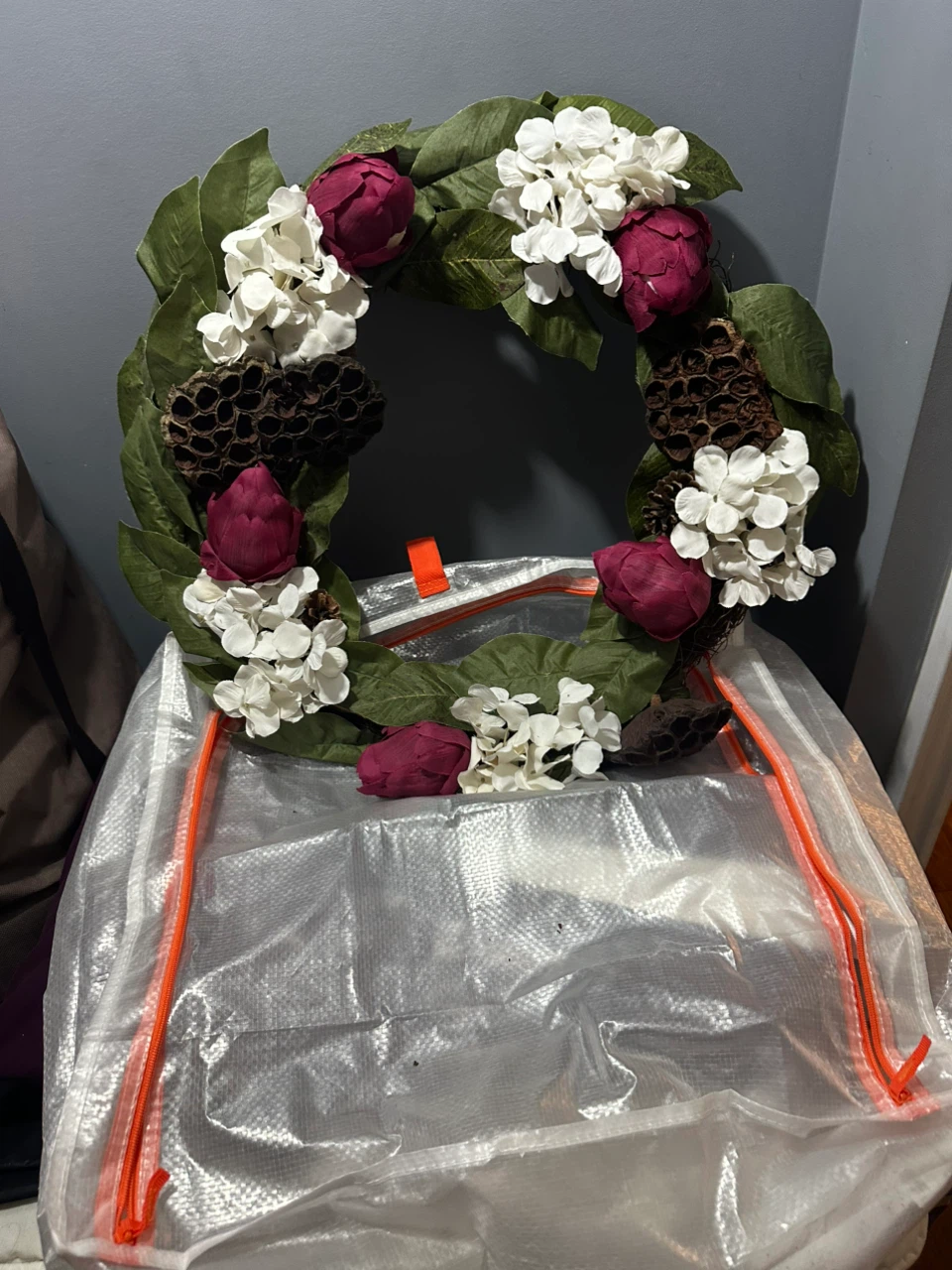 Artificial Floral Wreath with Decor - photo 2