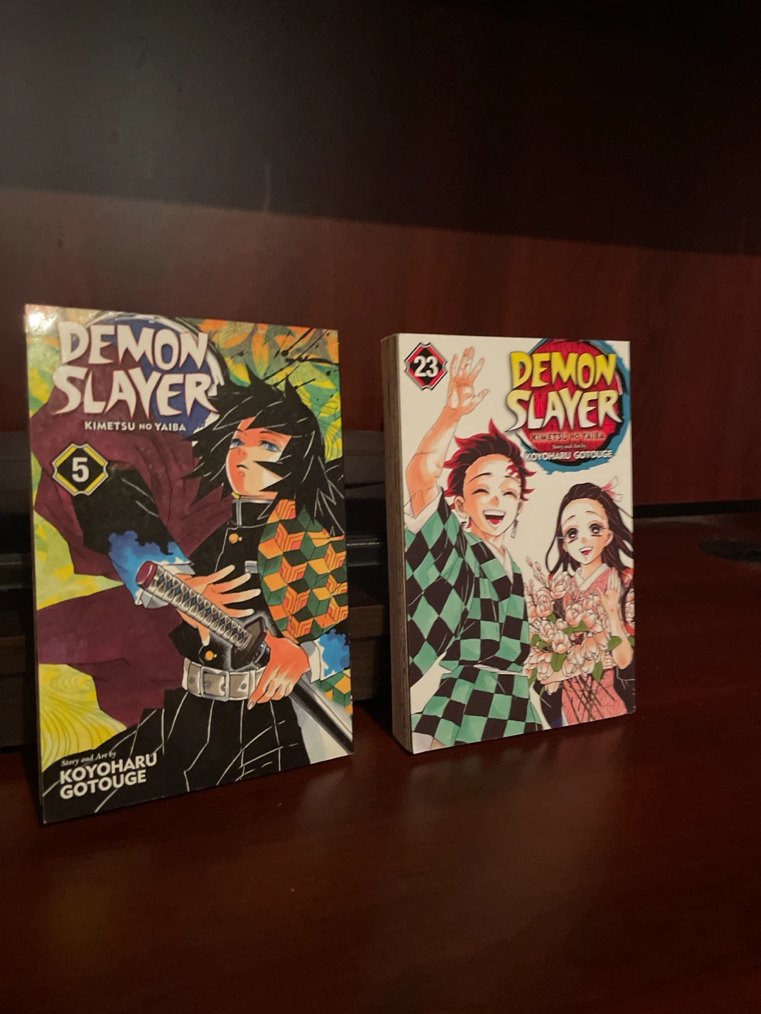 Demon Slayer Manga Volumes 5 and 23