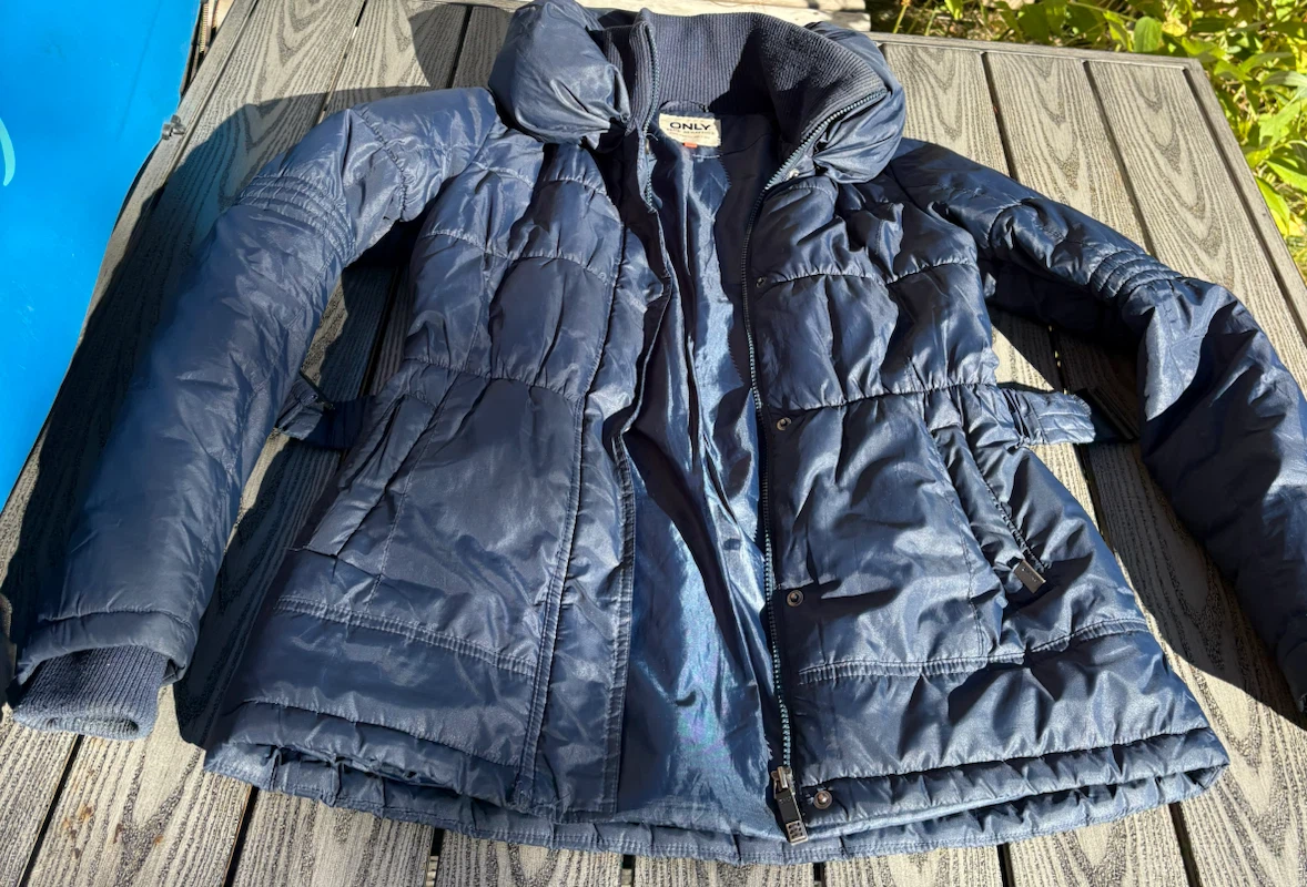 ONLY Blue Behaviour Puffer Jacket
