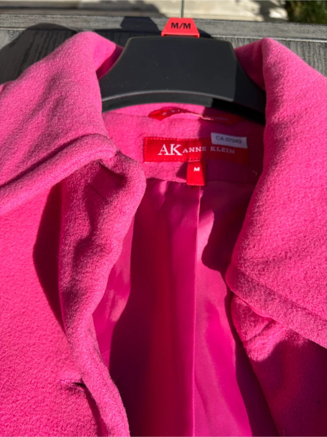 Anne Klein Pink Wool Coat - photo 2