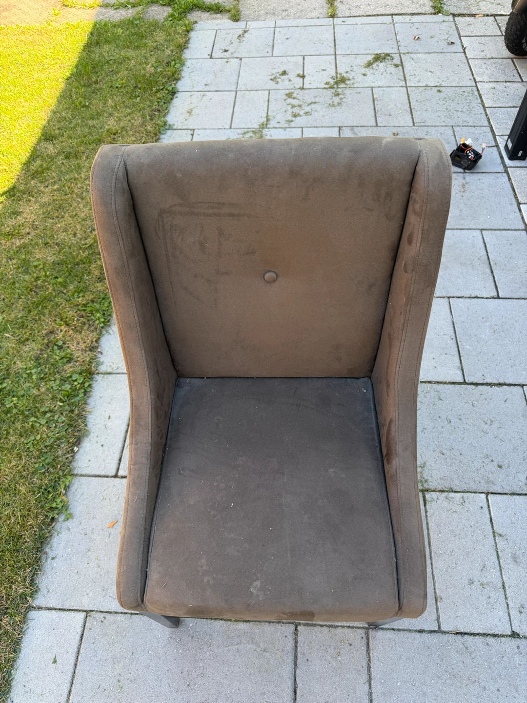 Brown Upholstered Accent Chair - photo 2