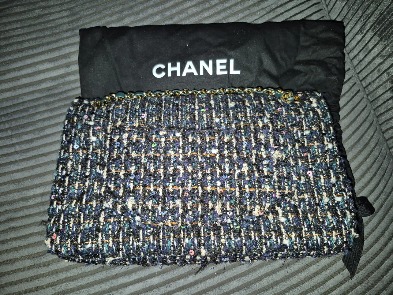CC Tweed Flap Bag - photo 2