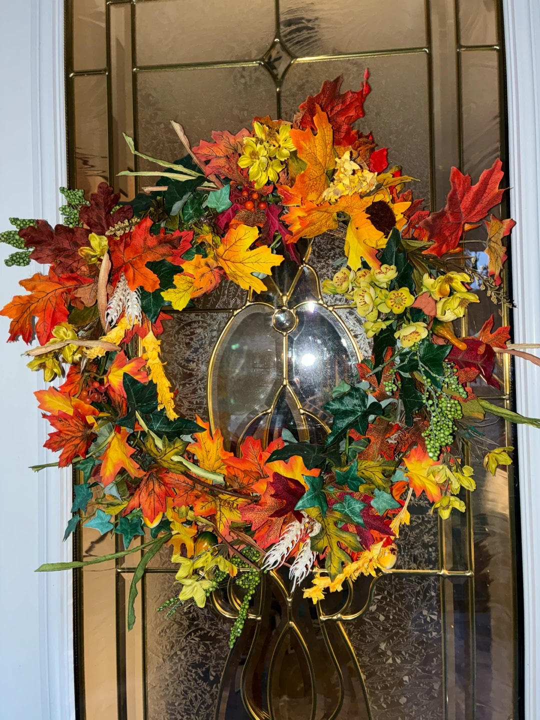Autumn Leaf Door Wreath