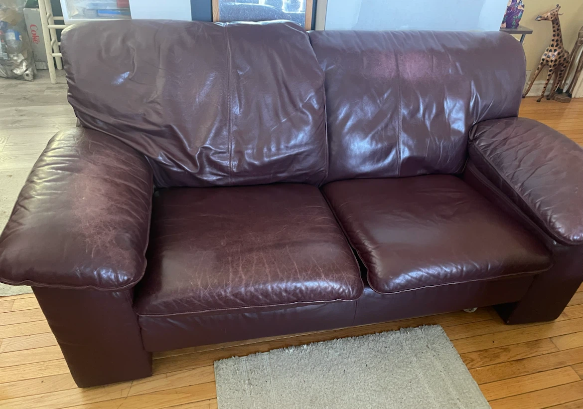 Free leather couch