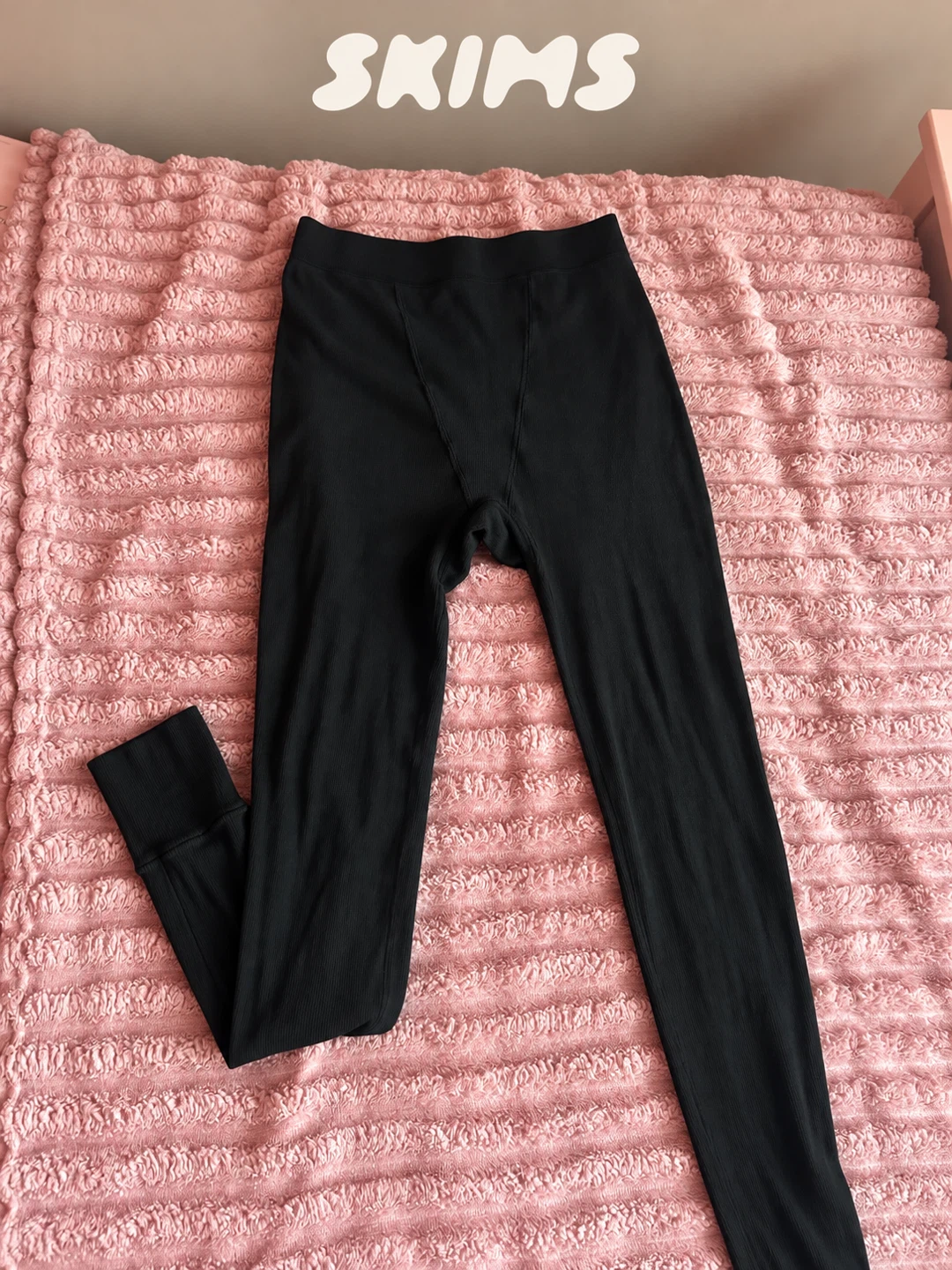 SKIMS Ribbed Leggings Black - photo 2