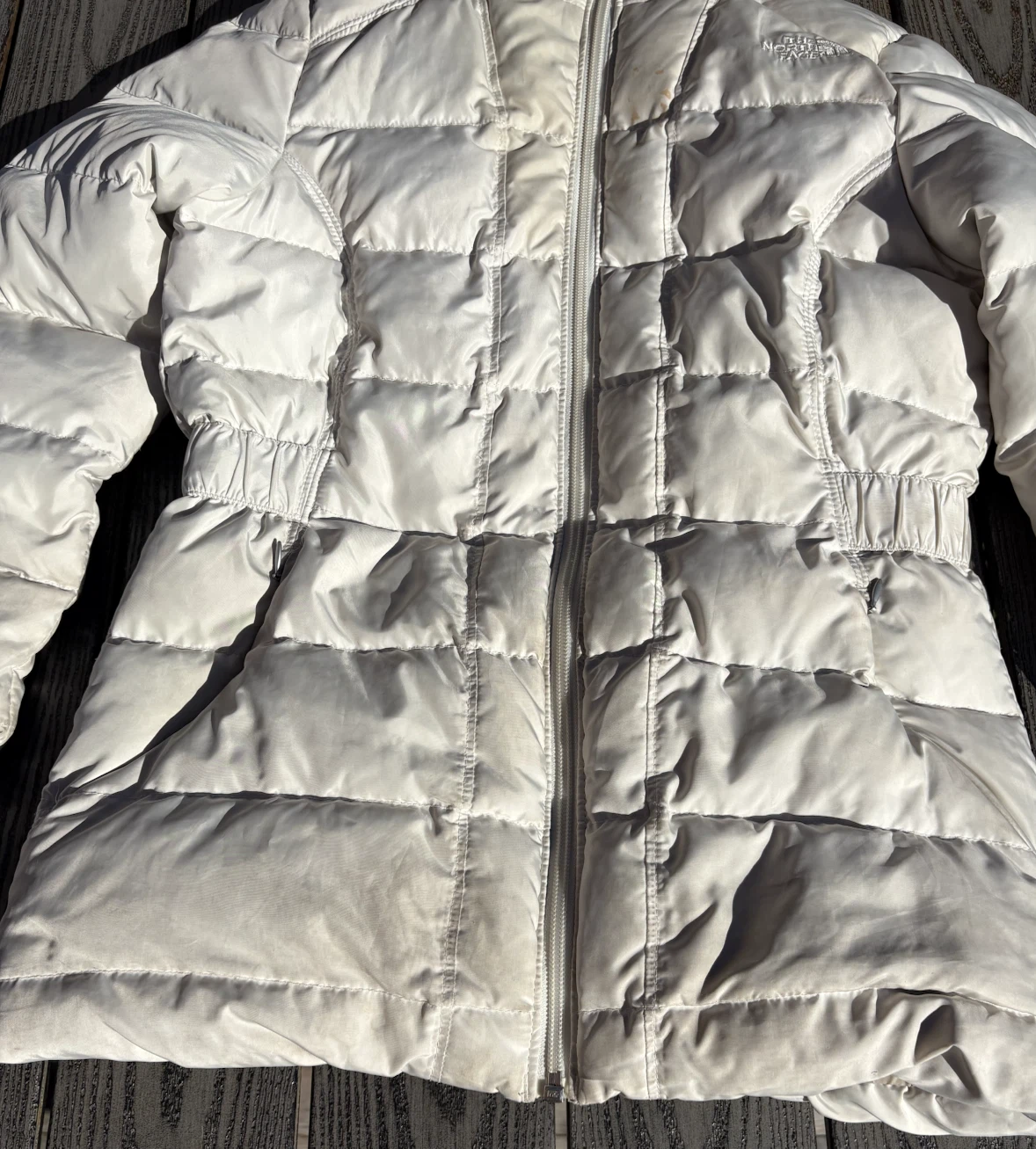 The North Face Puffer Jacket White - photo 2
