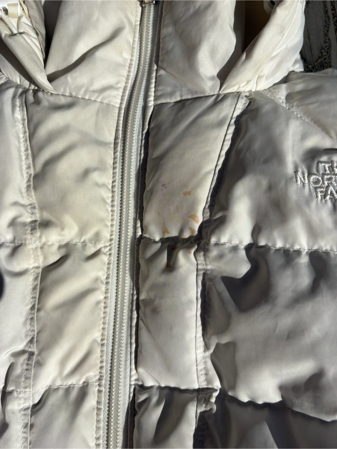 The North Face Puffer Jacket White - photo 4