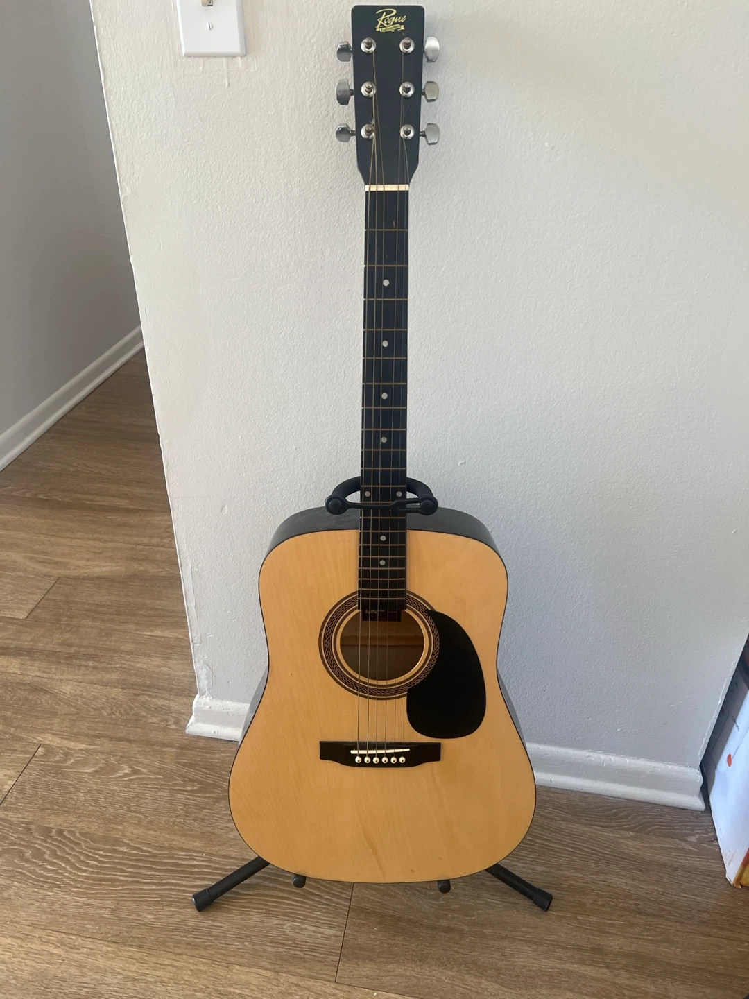 Rogue Acoustic Guitar with Stand