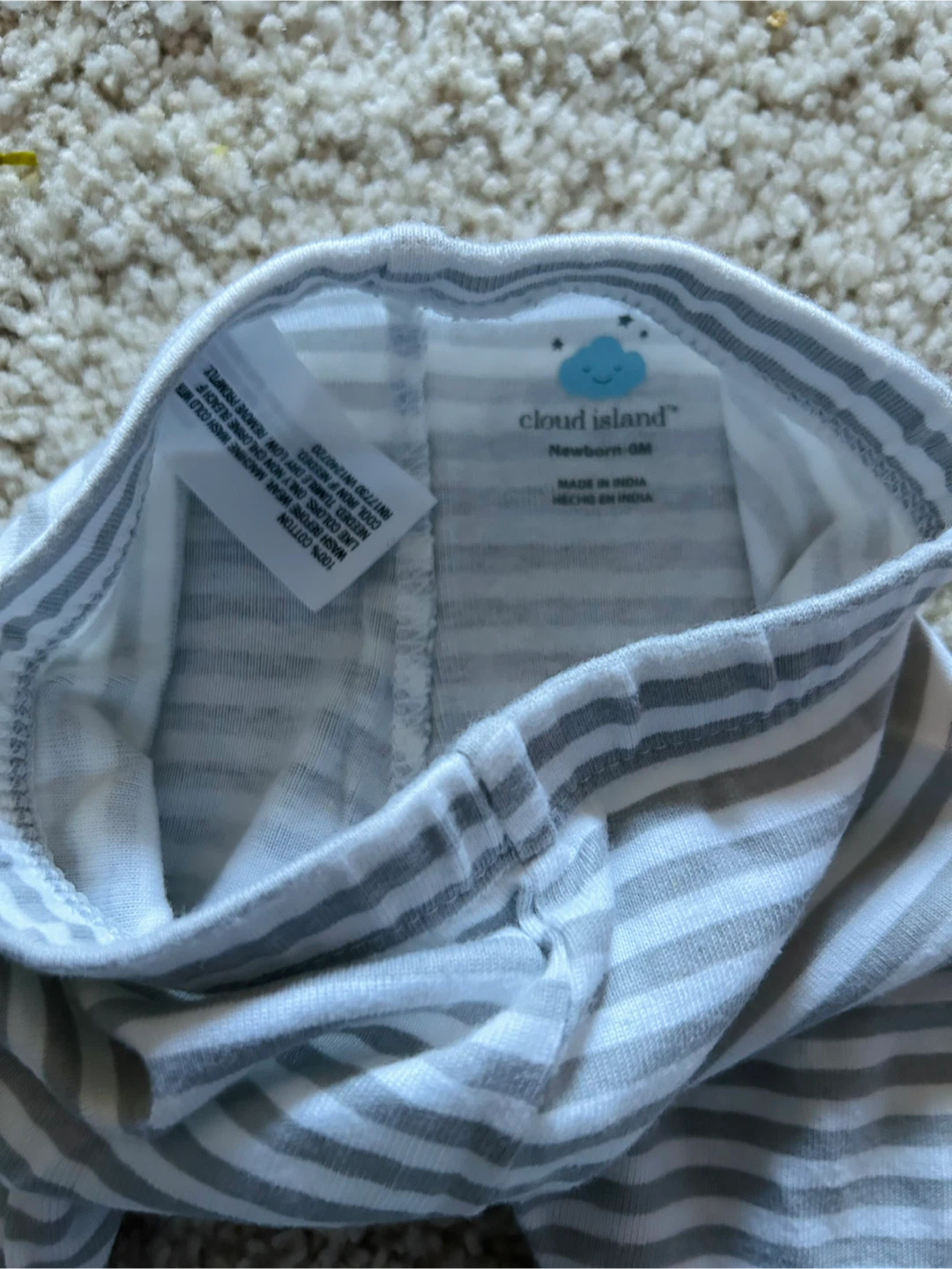 Cloud Island Striped Newborn Pants - photo 2