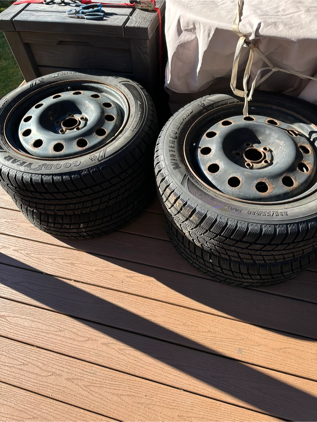 Goodyear WinterCommand Tires 235/55R18 Set