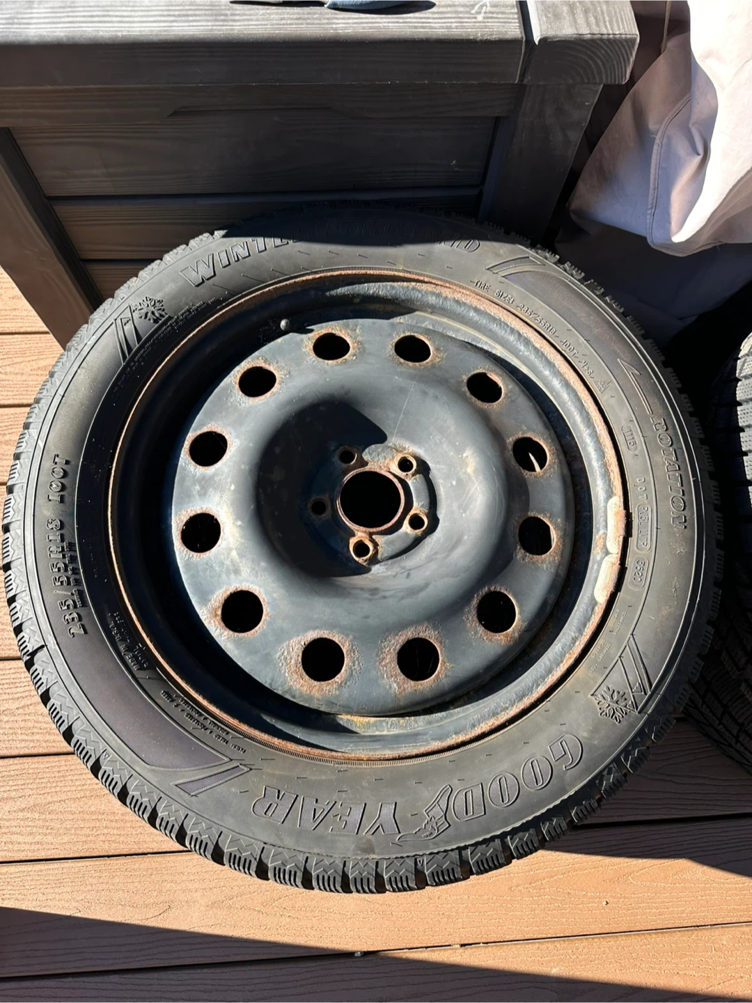 Goodyear WinterCommand Tires 235/55R18 Set - photo 2