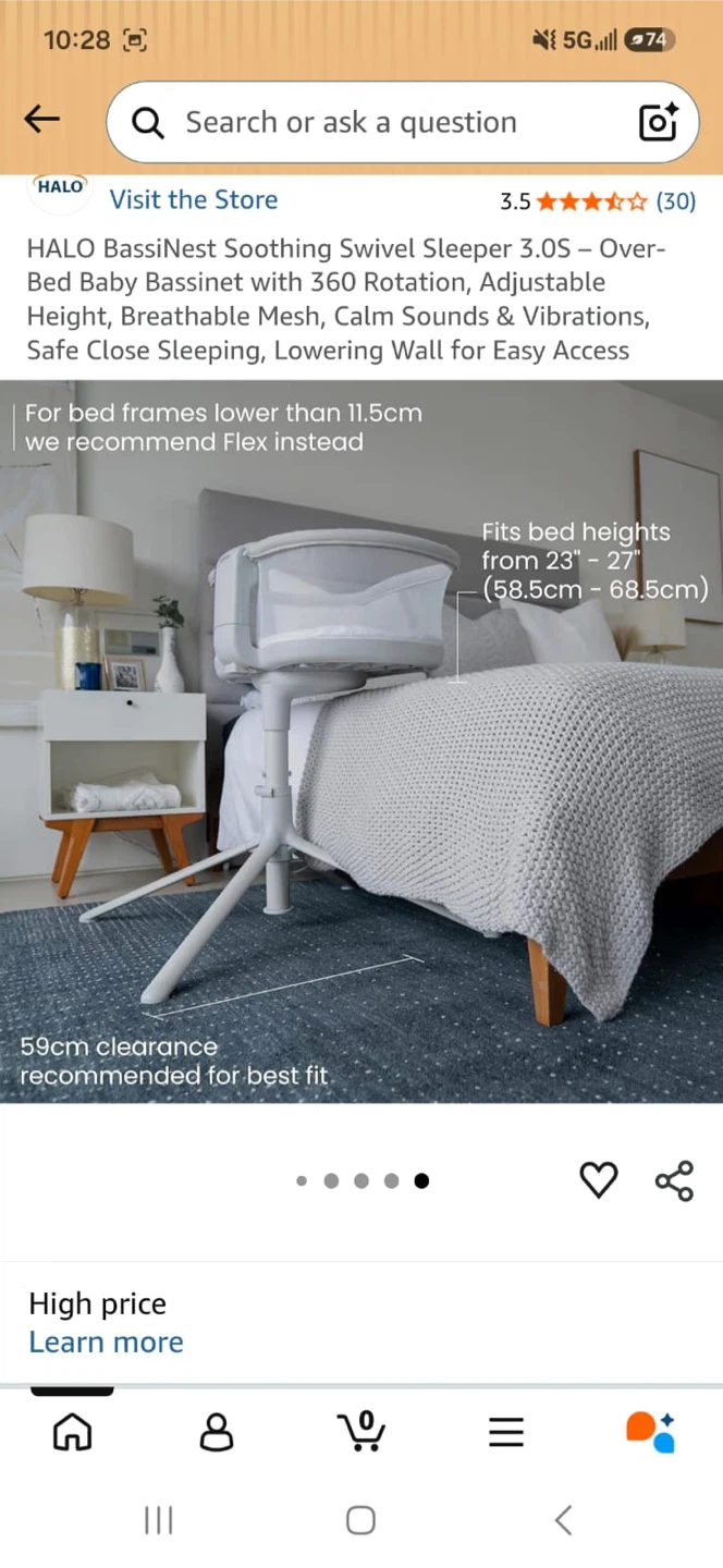 HALO BassiNest Soothing Swivel Sleeper 3.0S - photo 3
