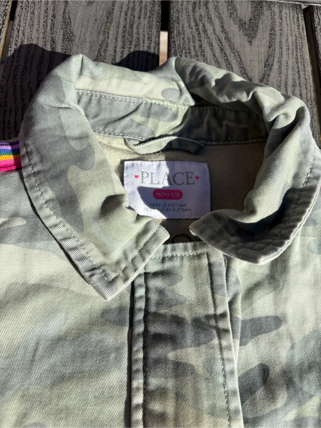 The Children's Place Camo Jacket - Size 7/8 - photo 3