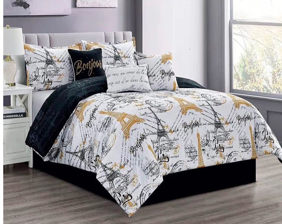 Paris cal king comforter set - photo 3