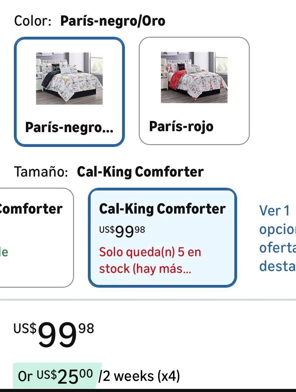 Paris cal king comforter set - photo 4