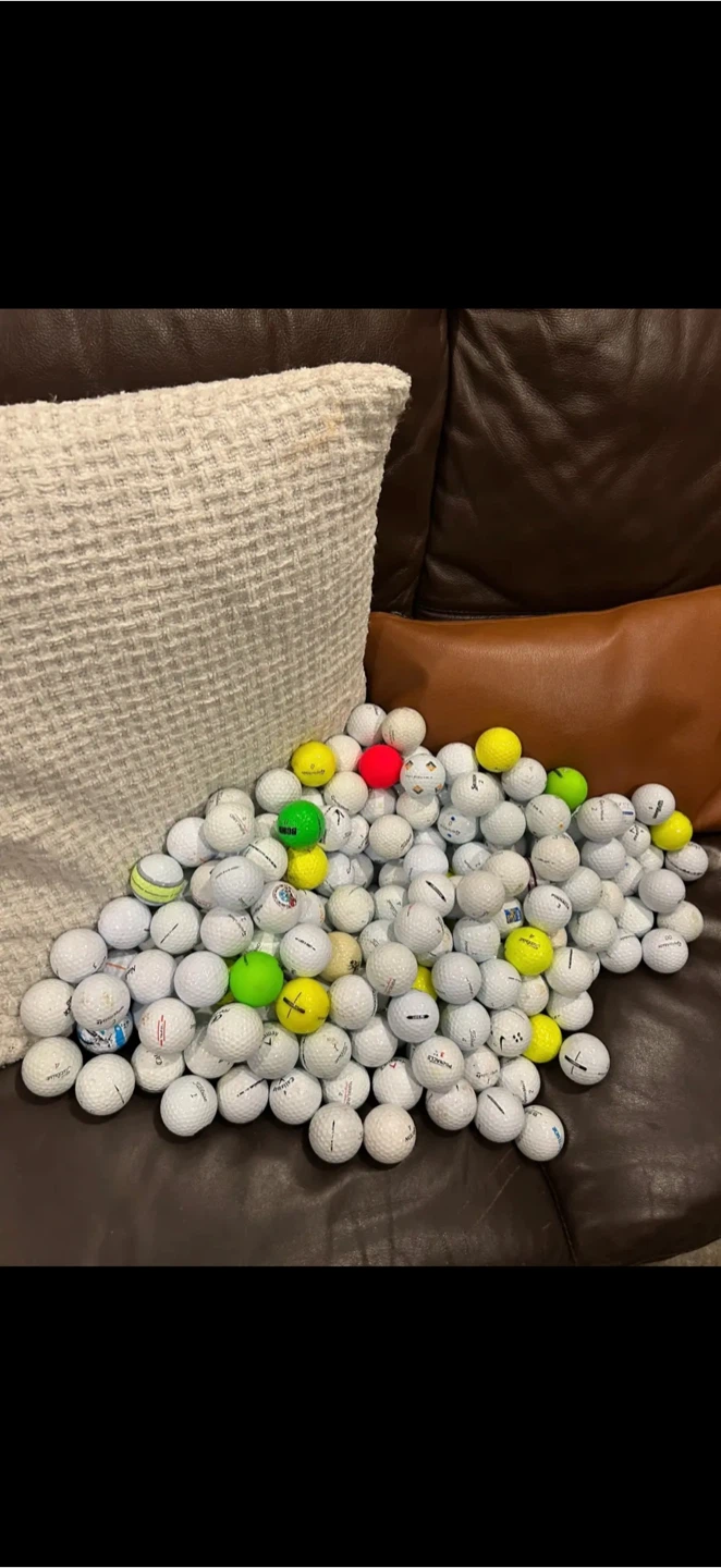 Assorted Used Golf Balls