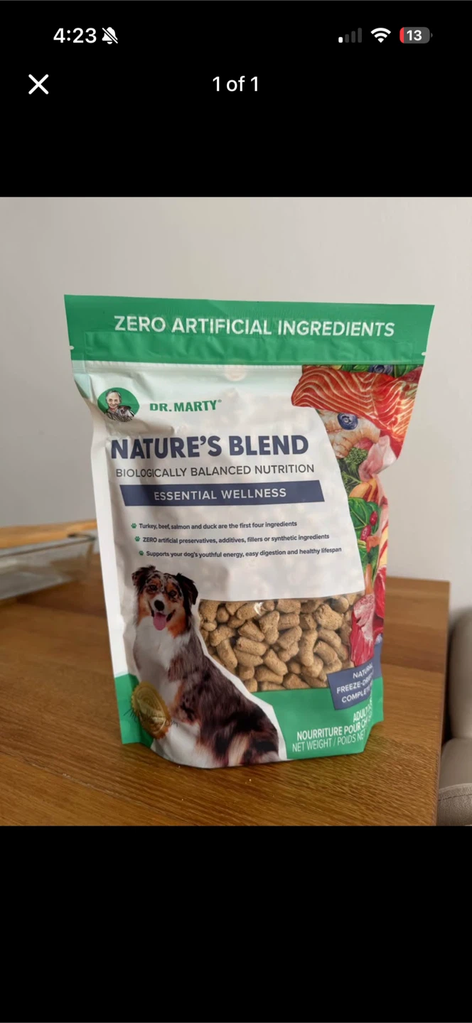 Dr. Marty Nature's Blend Dog Food