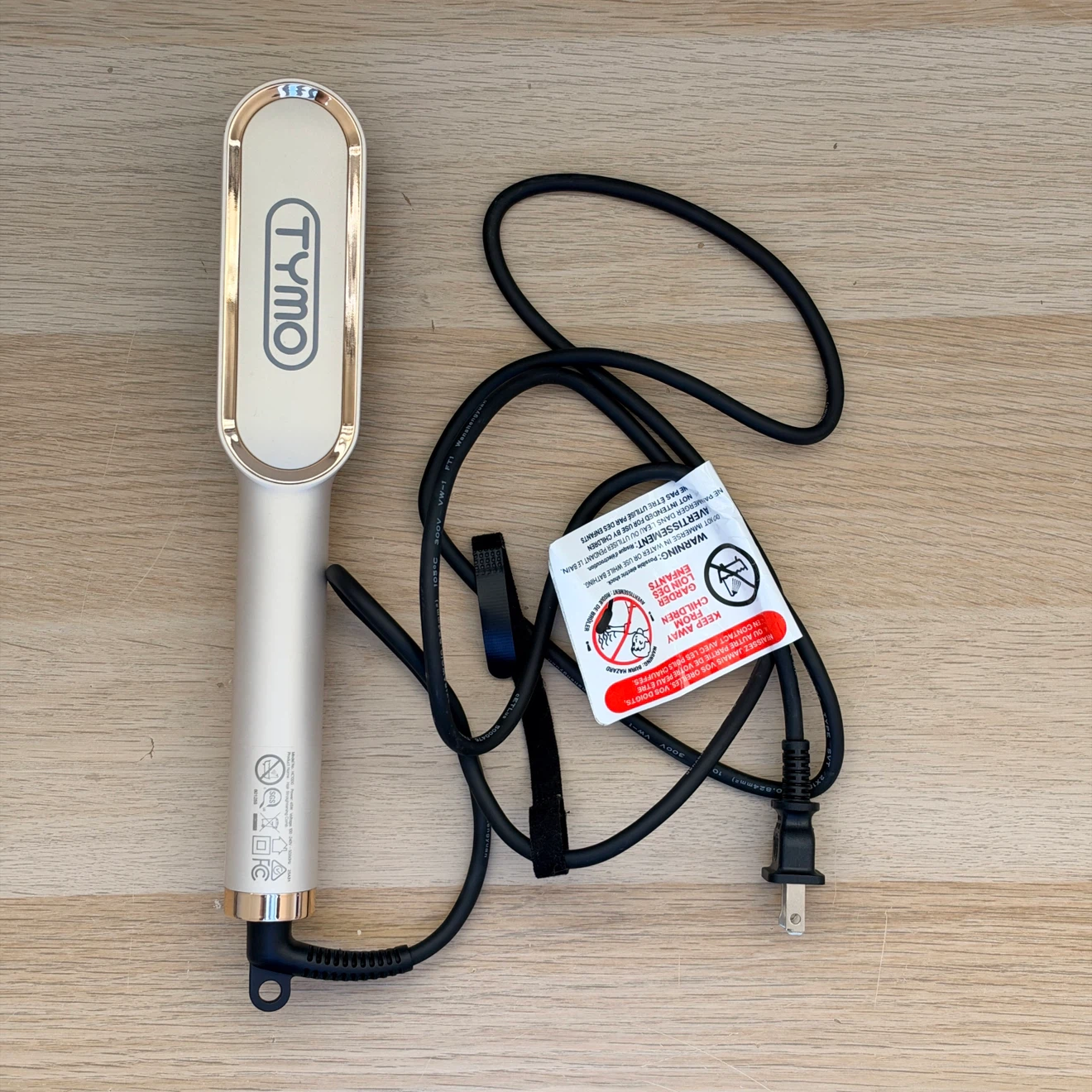 TYMO Hair Straightener Brush, Flat Iron & Comb 2 in 1 - photo 2