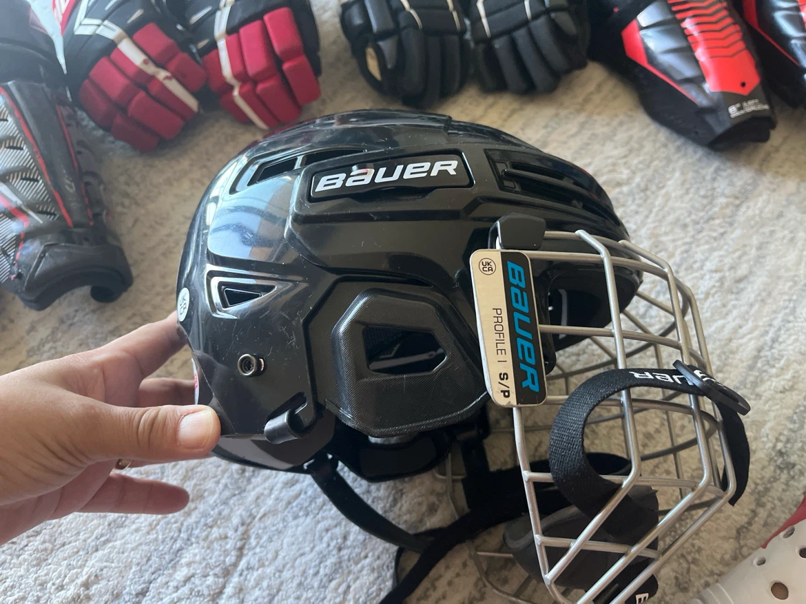 Kit Bauer IMS 5.0 Hockey Helmet with Cage, Small - photo 2